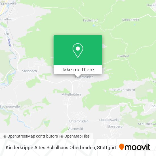 Kinderkrippe Altes Schulhaus Oberbrüden map