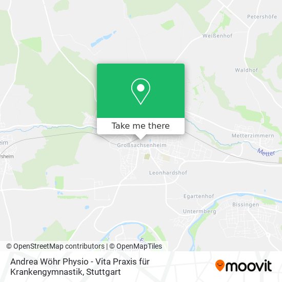 Andrea Wöhr Physio - Vita Praxis für Krankengymnastik map