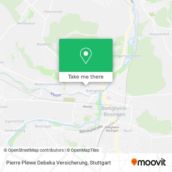 Карта Pierre Plewe Debeka Versicherung