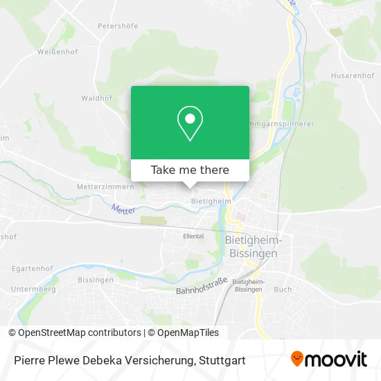 Карта Pierre Plewe Debeka Versicherung