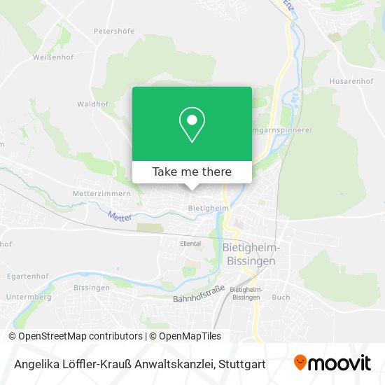Angelika Löffler-Krauß Anwaltskanzlei map