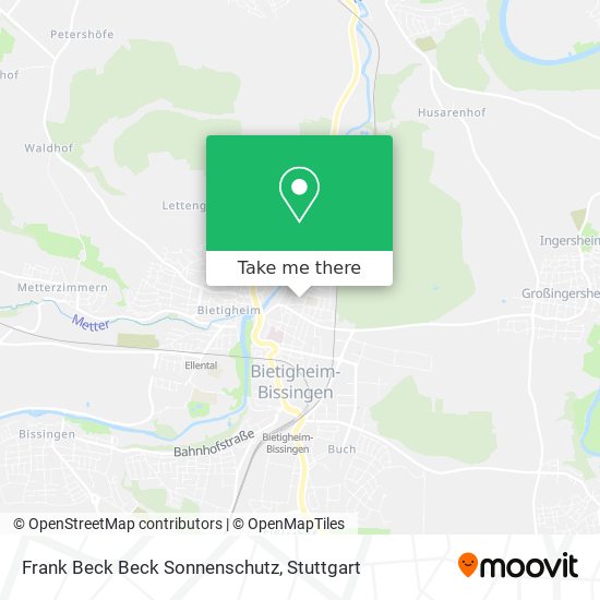 Frank Beck Beck Sonnenschutz map