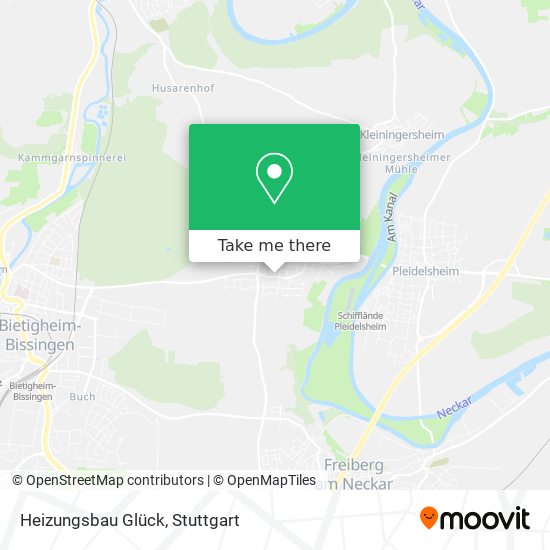 Heizungsbau Glück map
