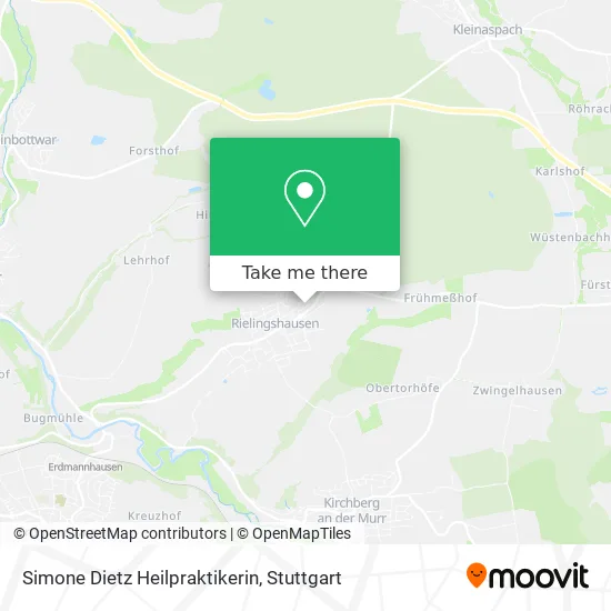 Карта Simone Dietz Heilpraktikerin
