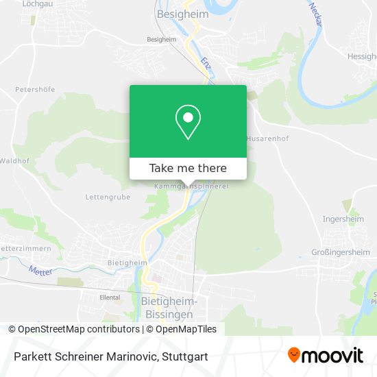 Parkett Schreiner Marinovic map