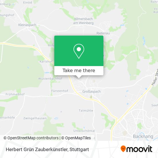 Herbert Grün Zauberkünstler map