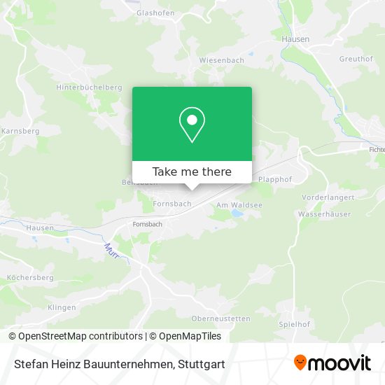 Stefan Heinz Bauunternehmen map