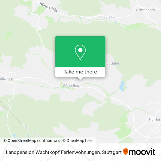 Landpension Wachtkopf Ferienwohnungen map