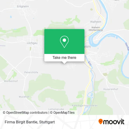 Firma Birgit Bantle map