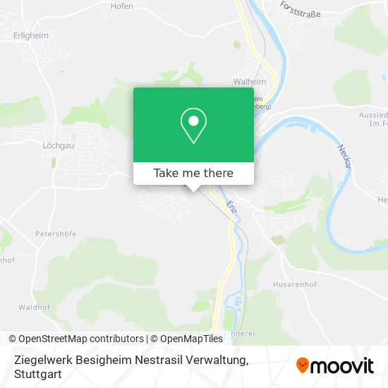 Карта Ziegelwerk Besigheim Nestrasil Verwaltung