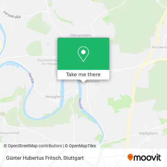 Карта Günter Hubertus Fritsch