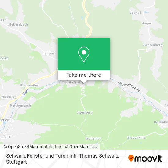 Карта Schwarz Fenster und Türen Inh. Thomas Schwarz