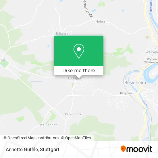 Карта Annette Güthle