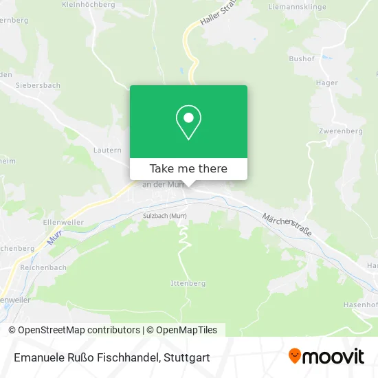 Карта Emanuele Rußo Fischhandel