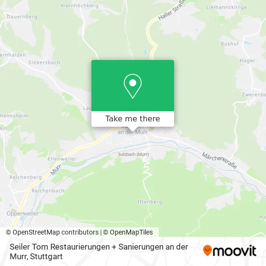 Карта Seiler Tom Restaurierungen + Sanierungen an der Murr