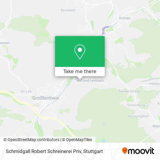 Schmidgall Robert Schreinerei Priv map