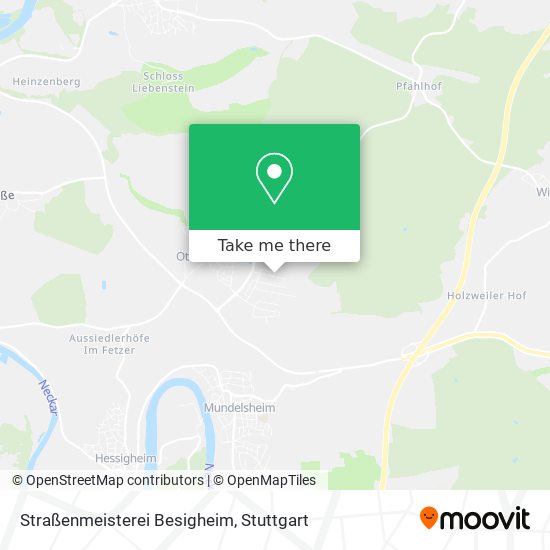 Straßenmeisterei Besigheim map