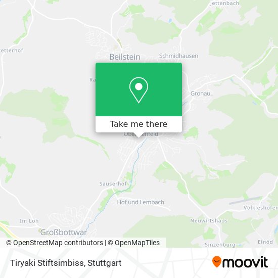 Tiryaki Stiftsimbiss map