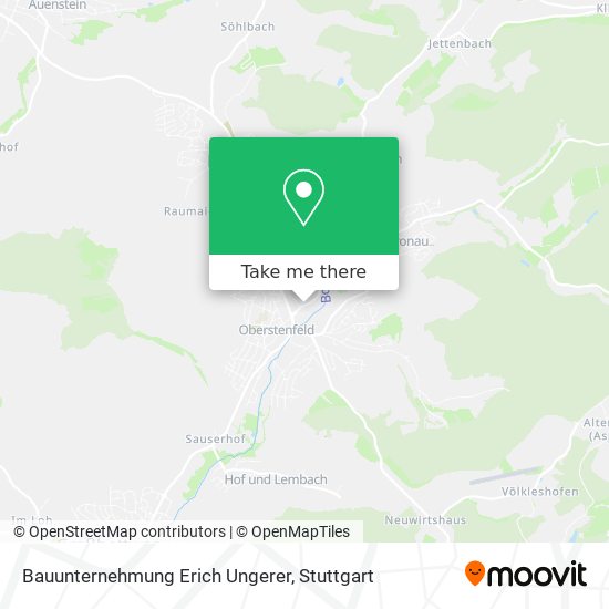 Bauunternehmung Erich Ungerer map