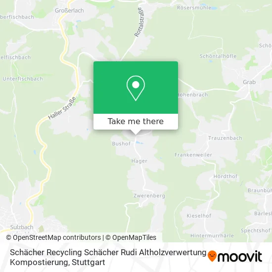 Карта Schächer Recycling Schächer Rudi Altholzverwertung Kompostierung