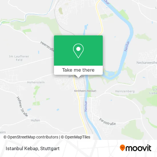 Карта Istanbul Kebap