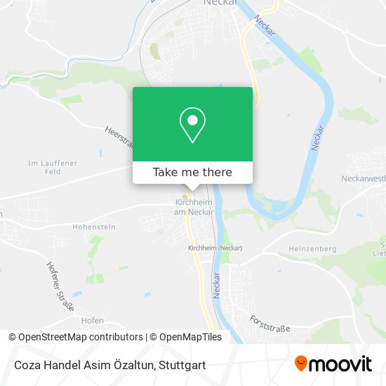 Coza Handel Asim Özaltun map