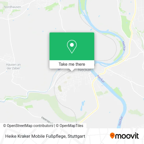 Карта Heike Kraker Mobile Fußpflege