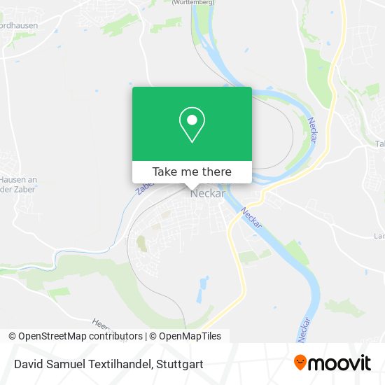 Карта David Samuel Textilhandel
