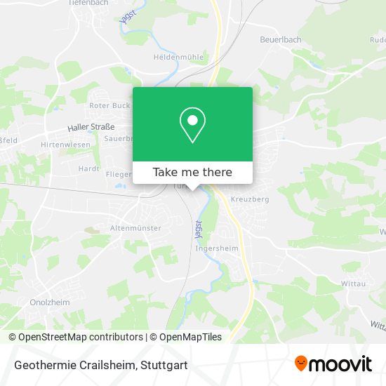 Карта Geothermie Crailsheim