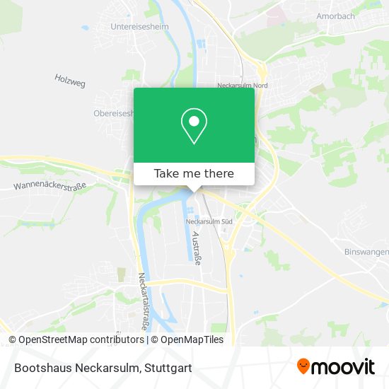 Карта Bootshaus Neckarsulm