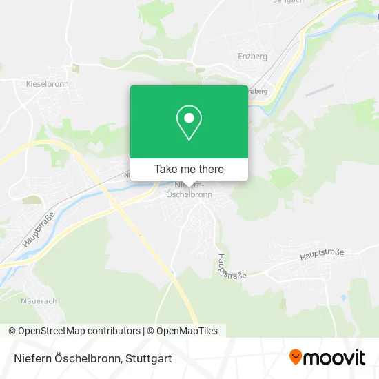 Карта Niefern Öschelbronn