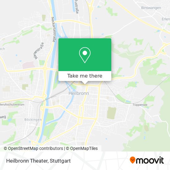 Heilbronn Theater map