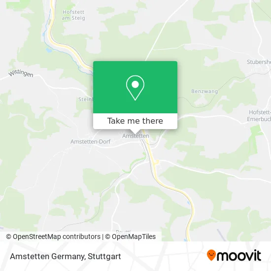 Карта Amstetten Germany
