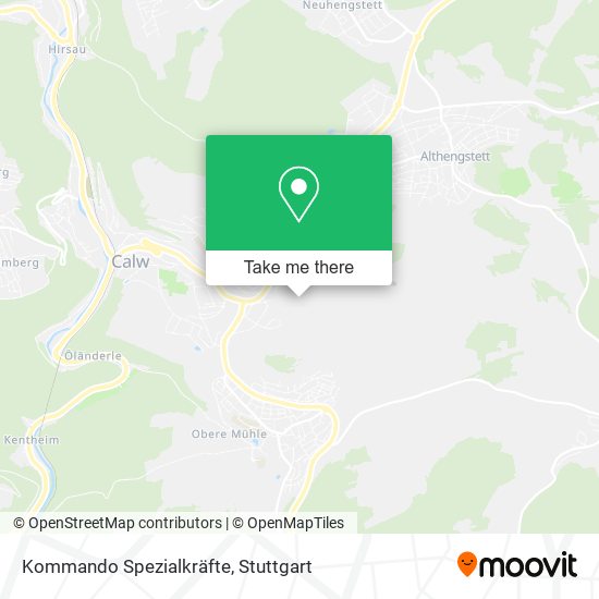 Kommando Spezialkräfte map