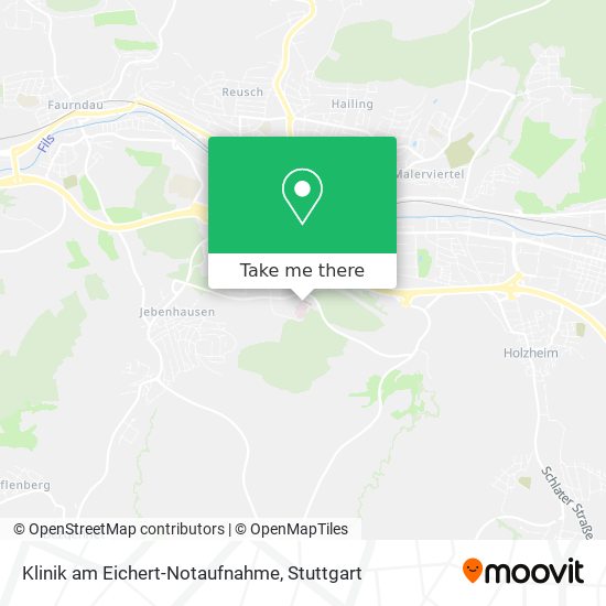 Карта Klinik am Eichert-Notaufnahme