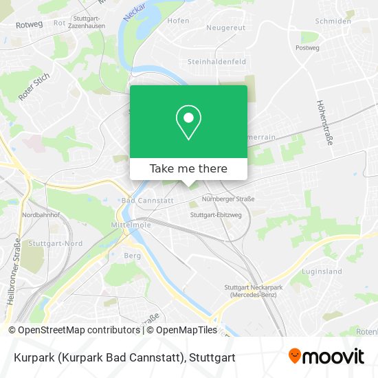 Kurpark (Kurpark Bad Cannstatt) map