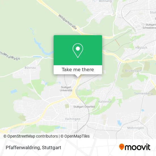 Карта Pfaffenwaldring