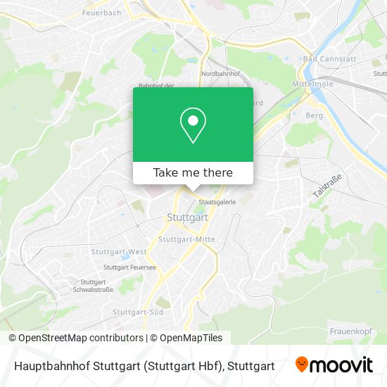Hauptbahnhof Stuttgart (Stuttgart Hbf) map