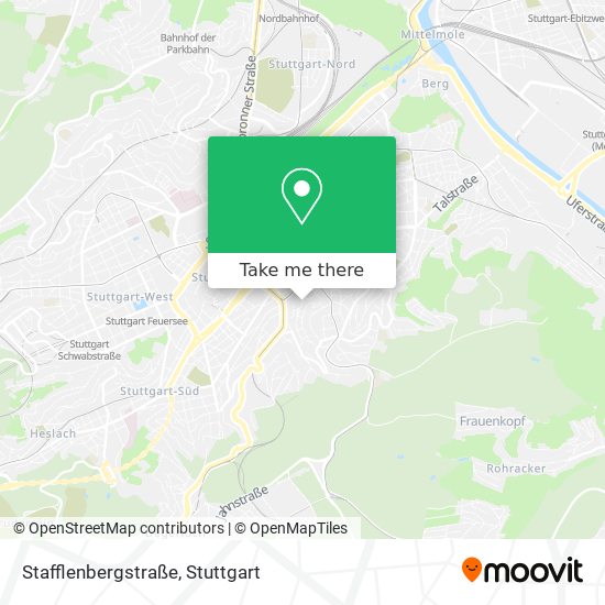 Stafflenbergstraße map