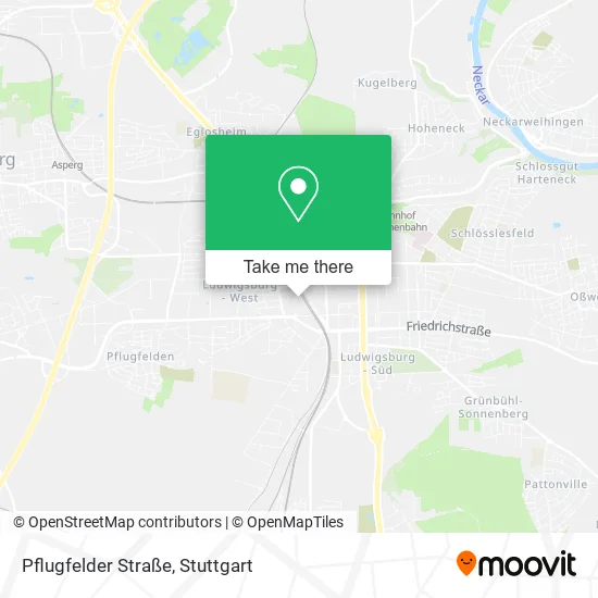 Карта Pflugfelder Straße