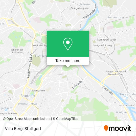 Villa Berg map