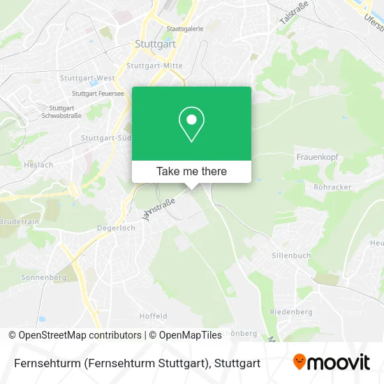 Карта Fernsehturm (Fernsehturm Stuttgart)