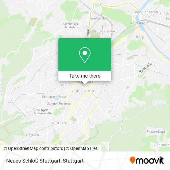 Карта Neues Schloß Stuttgart