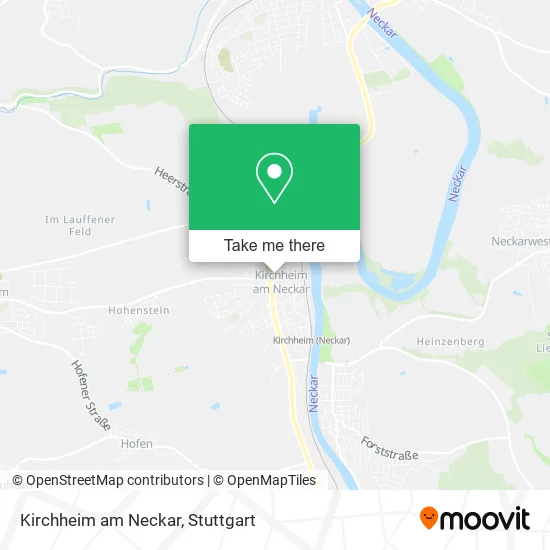 Карта Kirchheim am Neckar