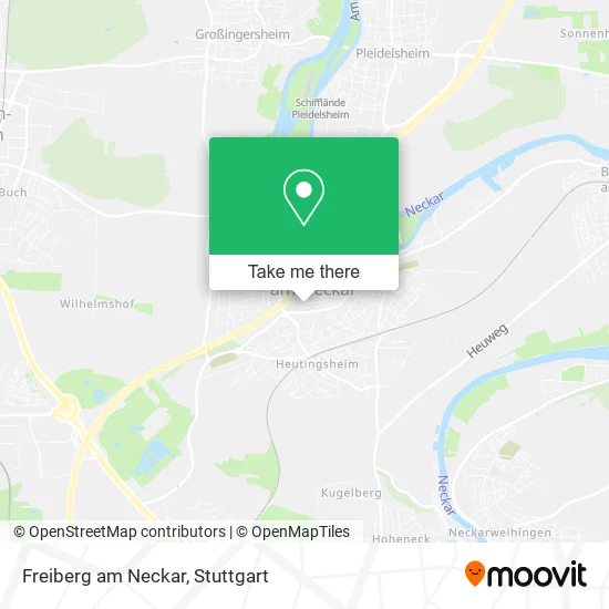 Карта Freiberg am Neckar