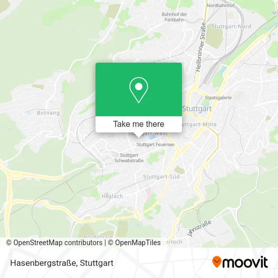 Карта Hasenbergstraße
