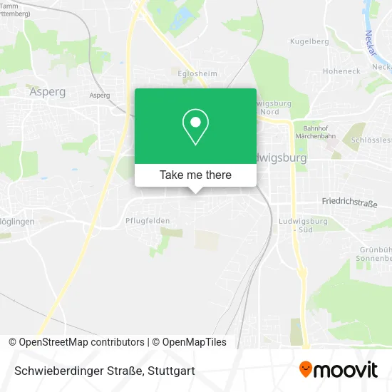 Карта Schwieberdinger Straße