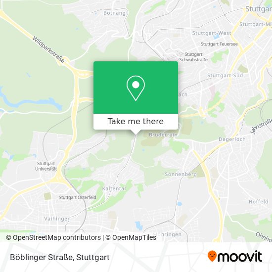 Böblinger Straße map