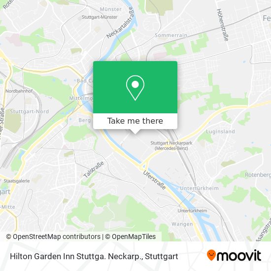 Hilton Garden Inn Stuttga. Neckarp. map