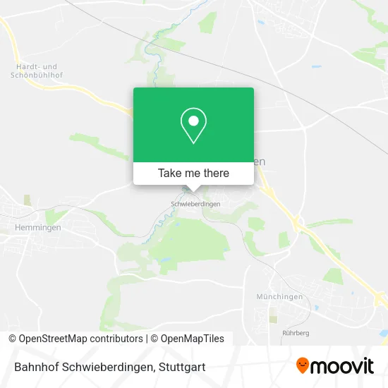 Bahnhof Schwieberdingen map